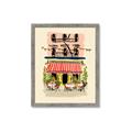 Picture of French Café _GroupedProduct_Rectangle_Portrait_Framed_Matted_