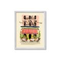 Picture of French Café _GroupedProduct_Rectangle_Portrait_Framed_Matted_