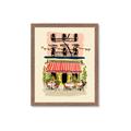 Picture of French Café _GroupedProduct_Rectangle_Portrait_Framed_Matted_