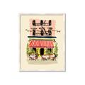Picture of French Café _GroupedProduct_Rectangle_Portrait_Framed_Matted_