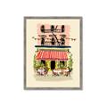Picture of French Café _GroupedProduct_Rectangle_Portrait_Framed_Matted_