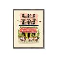 Picture of French Café _GroupedProduct_Rectangle_Portrait_Framed_Matted_