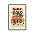 Picture of French Café _GroupedProduct_Rectangle_Portrait_Framed_Matted_