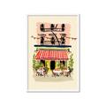 Picture of French Café _GroupedProduct_Rectangle_Portrait_Framed_Matted_