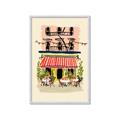 Picture of French Café _GroupedProduct_Rectangle_Portrait_Framed_Matted_