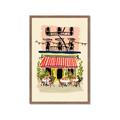 Picture of French Café _GroupedProduct_Rectangle_Portrait_Framed_Matted_