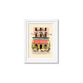 Picture of French Café _GroupedProduct_Rectangle_Portrait_Framed_Matted_