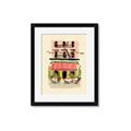 Picture of French Café _GroupedProduct_Rectangle_Portrait_Framed_Matted_
