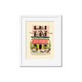 Picture of French Café _GroupedProduct_Rectangle_Portrait_Framed_Matted_