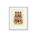 Picture of French Café _GroupedProduct_Rectangle_Portrait_Framed_Matted_