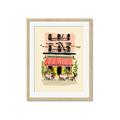 Picture of French Café _GroupedProduct_Rectangle_Portrait_Framed_Matted_