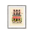 Picture of French Café _GroupedProduct_Rectangle_Portrait_Framed_Matted_