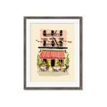Picture of French Café _GroupedProduct_Rectangle_Portrait_Framed_Matted_