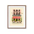 Picture of French Café _GroupedProduct_Rectangle_Portrait_Framed_Matted_