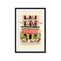 Picture of French Café _GroupedProduct_Rectangle_Portrait_Framed_Matted_