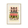 Picture of French Café _GroupedProduct_Rectangle_Portrait_Framed_Matted_