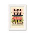 Picture of French Café _GroupedProduct_Rectangle_Portrait_Framed_Matted_