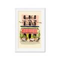 Picture of French Café _GroupedProduct_Rectangle_Portrait_Framed_Matted_