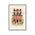 Picture of French Café _GroupedProduct_Rectangle_Portrait_Framed_Matted_