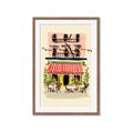 Picture of French Café _GroupedProduct_Rectangle_Portrait_Framed_Matted_