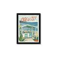 Picture of La Spiaggia Bar _GroupedProduct_Rectangle_Portrait_Framed_Matted_