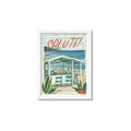 Picture of La Spiaggia Bar _GroupedProduct_Rectangle_Portrait_Framed_Matted_
