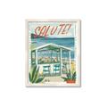 Picture of La Spiaggia Bar _GroupedProduct_Rectangle_Portrait_Framed_Matted_