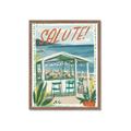 Picture of La Spiaggia Bar _GroupedProduct_Rectangle_Portrait_Framed_Matted_
