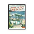 Picture of La Spiaggia Bar _GroupedProduct_Rectangle_Portrait_Framed_Matted_