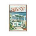 Picture of La Spiaggia Bar _GroupedProduct_Rectangle_Portrait_Framed_Matted_