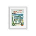 Picture of La Spiaggia Bar _GroupedProduct_Rectangle_Portrait_Framed_Matted_