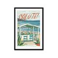 Picture of La Spiaggia Bar _GroupedProduct_Rectangle_Portrait_Framed_Matted_