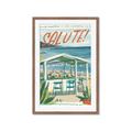 Picture of La Spiaggia Bar _GroupedProduct_Rectangle_Portrait_Framed_Matted_