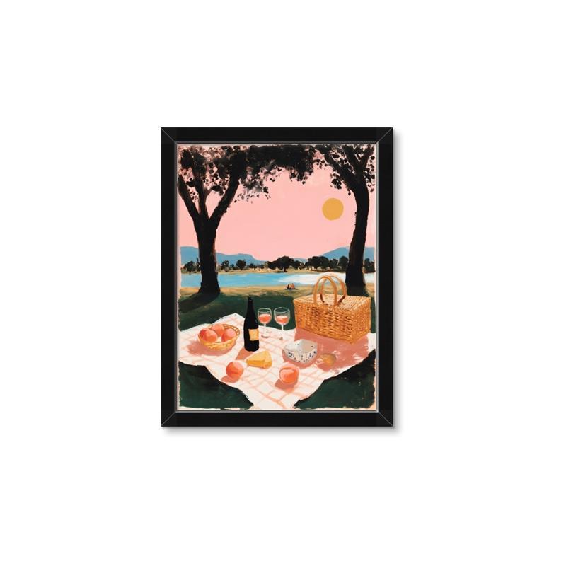 Picture of A Toast to Tranquility _GroupedProduct_Rectangle_Portrait_Framed_Matted_
