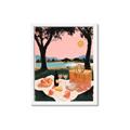 Picture of A Toast to Tranquility _GroupedProduct_Rectangle_Portrait_Framed_Matted_