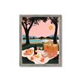 Picture of A Toast to Tranquility _GroupedProduct_Rectangle_Portrait_Framed_Matted_