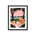 Picture of A Toast to Tranquility _GroupedProduct_Rectangle_Portrait_Framed_Matted_