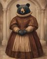 Picture of The Renaissance Black Bear _GroupedProduct_Rectangle_Portrait_Unframed_Print_Only_