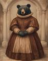 Picture of The Renaissance Black Bear _GroupedProduct_Rectangle_Portrait_Unframed_Print_Only_
