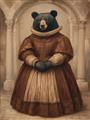 Picture of The Renaissance Black Bear _GroupedProduct_Rectangle_Portrait_Unframed_Print_Only_