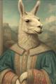 Picture of The Renaissance Llama _GroupedProduct_Rectangle_Portrait_Unframed_Print_Only_