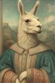 Picture of The Renaissance Llama _GroupedProduct_Rectangle_Portrait_Unframed_Print_Only_