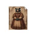 Picture of The Renaissance Black Bear _GroupedProduct_Rectangle_Portrait_Unframed_Print_Only_
