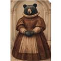 Picture of The Renaissance Black Bear _GroupedProduct_Rectangle_Portrait_Unframed_Print_Only_