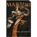Picture of Nine Lives, One Martini _GroupedProduct_Rectangle_Portrait_Unframed_Print_Only_