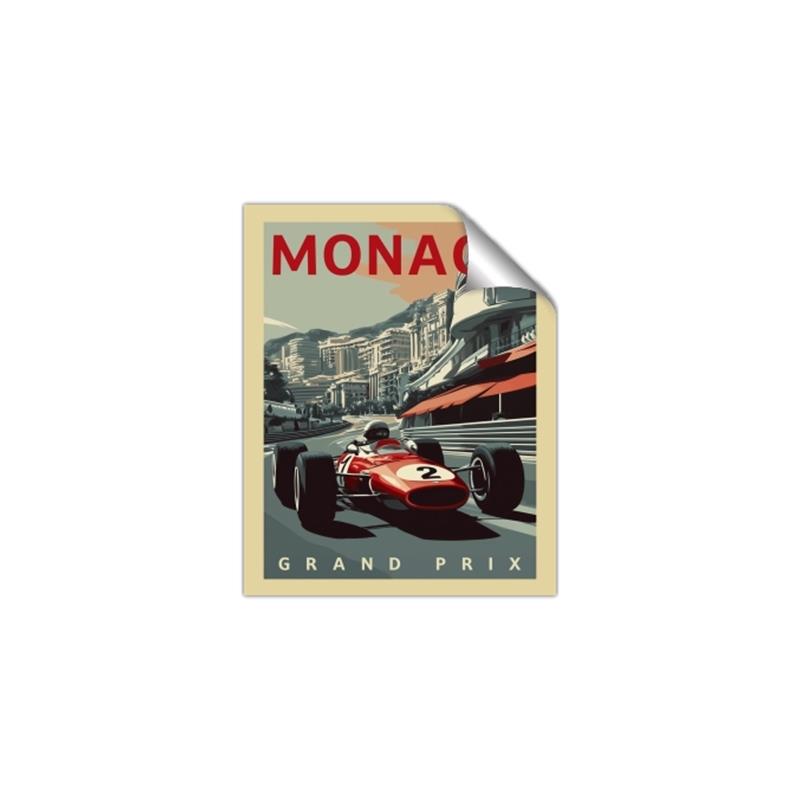 Picture of Monaco Grand Prix II _GroupedProduct_Rectangle_Portrait_Unframed_Print_Only_