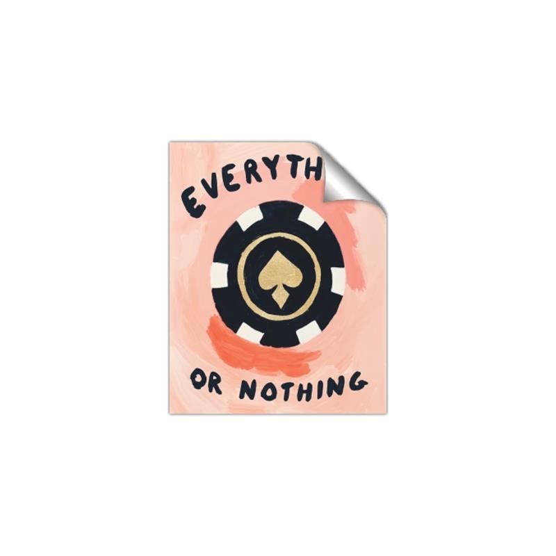 Picture of Everything or Nothing _GroupedProduct_Rectangle_Portrait_Unframed_Print_Only_