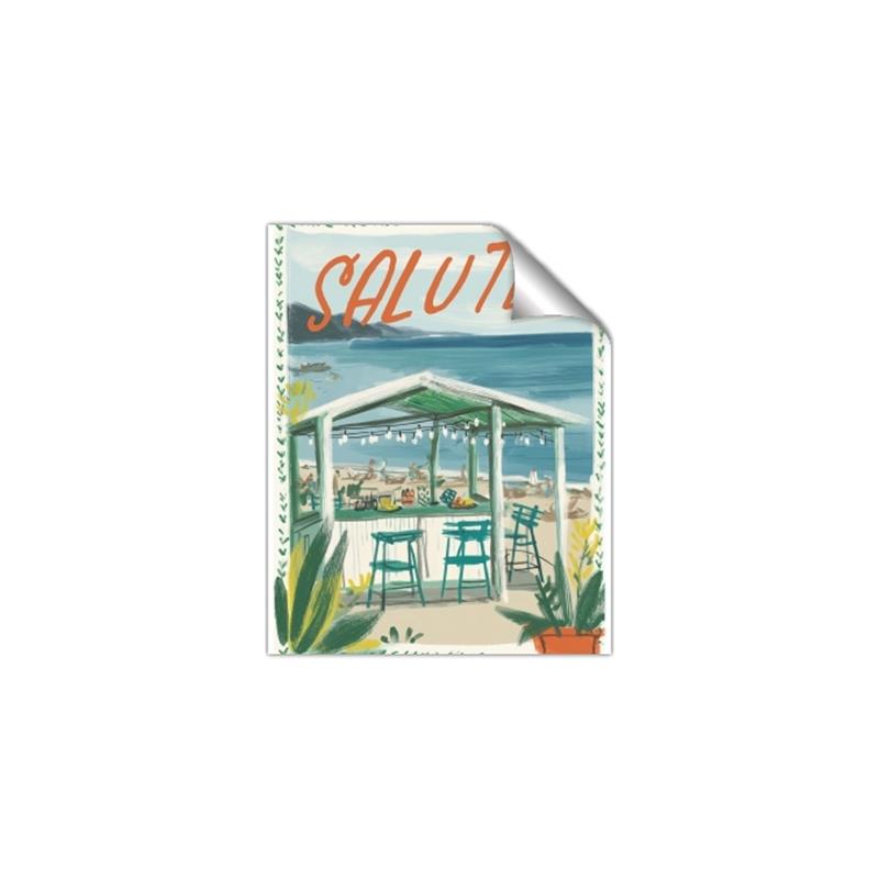 Picture of La Spiaggia Bar _GroupedProduct_Rectangle_Portrait_Unframed_Print_Only_