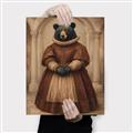 Picture of The Renaissance Black Bear _GroupedProduct_Rectangle_Portrait_Canvas_