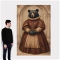 Picture of The Renaissance Black Bear _GroupedProduct_Rectangle_Portrait_Canvas_